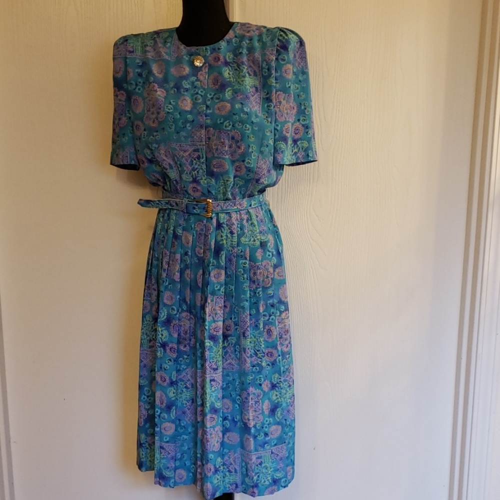 Lady Carol Petites of New York Vintage Dress.